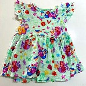 Posh Peanut cap sleeve twirl dress